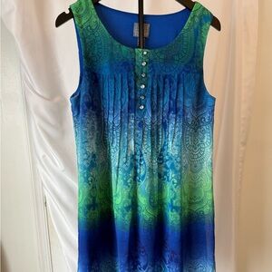 Rabbit Rabbit Rabbit Designs Petite Paisley Midi Dress 8P